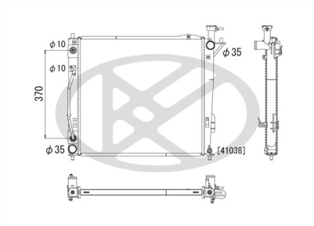 Радіатор охолоджування двигуна KOYORAD PL812851