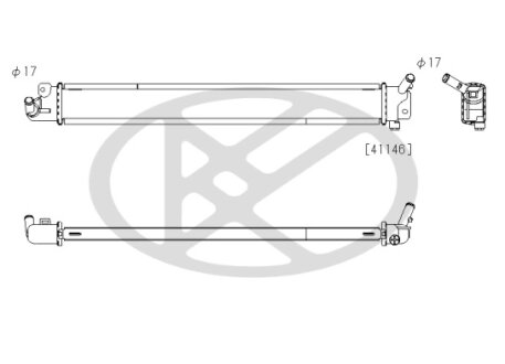 Радіатор охолоджування двигуна KOYORAD PL812969