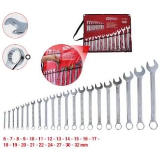Комплект комбінованих ключів, вигнутих, 21 шт., 6-32 мм. KS TOOLS 517.0043