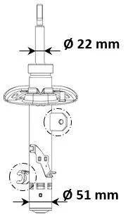 Автозапчастина KYB 3338060
