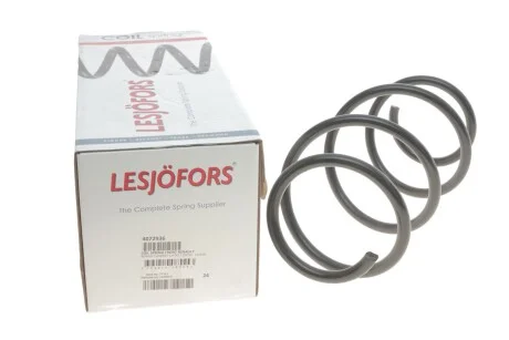 Пружина підв. передн. RENAULT (вир-во Lesjofors) LESJOFORS 4072936