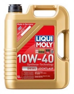 Моторна олива Diesel LeichtLauf 10W-40, 5л LIQUI MOLY 1387