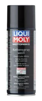 МАСТИЛО БІЛЕ ДЛЯ ЛАНЦЮГІВ МОТОЦИКЛІВ MOTORBIKE KETTENSPRAY WEISS 0,4Л LIQUI MOLY 1591