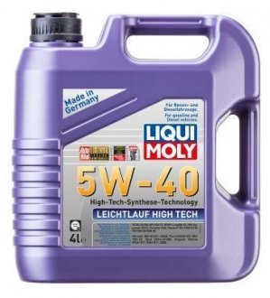 Моторна олива LeichtLauf High Tech 5W-40, 4л LIQUI MOLY 2595