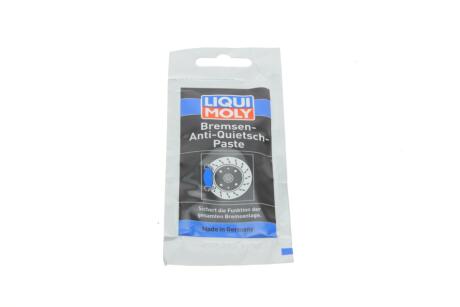СИНТЕТИЧНЕ МАСТИЛО ДЛЯ ГАЛЬМІВНОЇ СИСТЕМИ BREMSEN-ANTI-QUIETSCH-PASTE 0,01Л LIQUI MOLY 3078