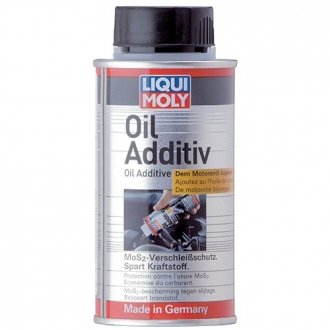Антифрикционная присадка с дисульфидом молибдена в моторное масло 0,125л LIQUI MOLY 3901 (фото 1)