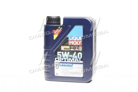 Олива моторн. OPTIMAL SYNTH 5W-40 (Каністра 1л) LIQUI MOLY 3925 (фото 1)