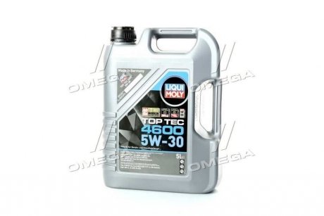 Олива моторн. TOP TEC 4600 5W-30 (Каністра 5л) LIQUI MOLY 8033 (фото 1)