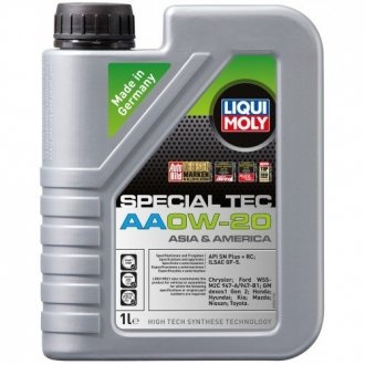 Олива моторн. SPECIAL TEC AA 0W-20 (Каністра 1л) LIQUI MOLY 8065