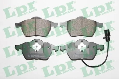 Колодки гальмівні дискові (комплект 4 шт) LPR 05P1238