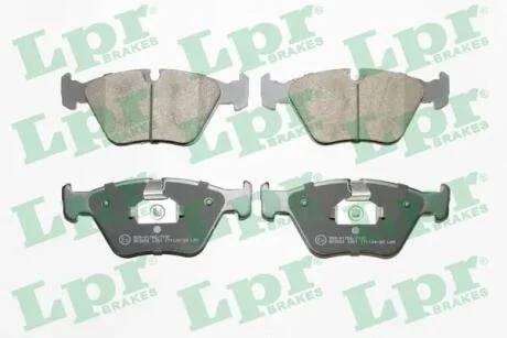 Комплект гальмівних колодок з 4 шт. дисків LPR 05P1251