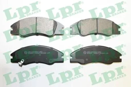 Комплект гальмівних колодок з 4 шт. дисків LPR 05P1349