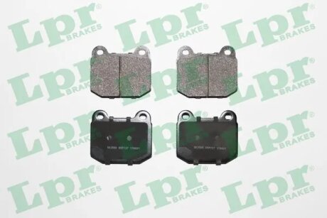 Колодки гальмівні дискові (комплект 4 шт) LPR 05P137