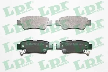 Комплект гальмівних колодок з 4 шт. дисків LPR 05P1455