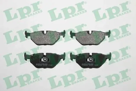 Комплект гальмівних колодок з 4 шт. дисків LPR 05P463