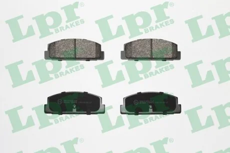 Комплект гальмівних колодок з 4 шт. дисків LPR 05P876