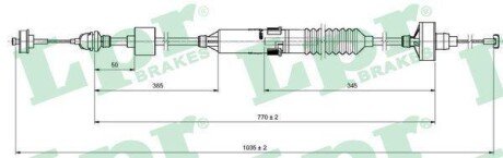 Трос зчеплення LPR C0260C