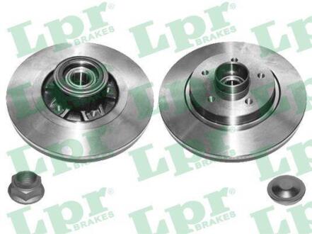 Диск гальмівний LPR R1070PCA