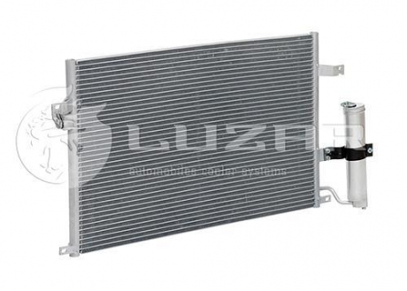 Радиатор кондиционера Лачетти с ресивером LUZAR LRAC 0578 (фото 1)