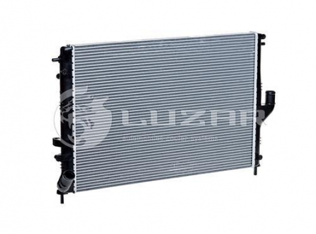 Радиатор охлаждения Logan 1.4,1.6 (08-) / Duster 1.6/2.0 (10-) АКПП (алюм-паян) LUZAR LRc 09198 (фото 1)
