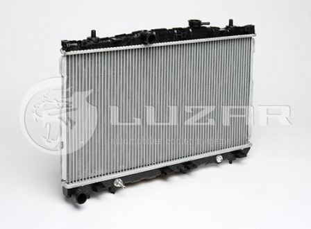 Радиатор охлаждения Elantra 1.6/1.8/2.0 (01-) АКПП (алюм) (660*375*18) (25310-2D110) LUZAR LRc HUEl002D2 (фото 1)