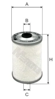 Фільтр паливний M-FILTER DE3108