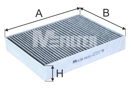Фільтр салону M-FILTER K9121C