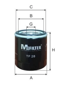 Фільтр оливний M-FILTER TF28