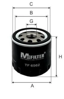 Фільтр оливний (К9К612) M-FILTER TF6562