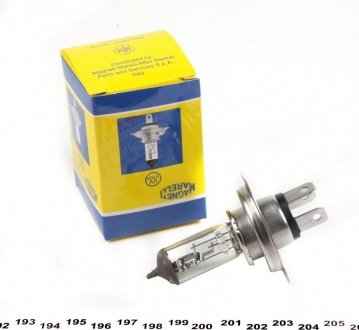 Лампа H4 24V 75/70W P43t (кор.код. H4 24) (вир-во) MAGNETI MARELLI 002156100000