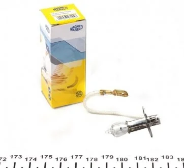 Лампа накалу H3 12V 55W PK22s STANDART (пр-во Magneti Marelli) MAGNETI MARELLI 002553100000