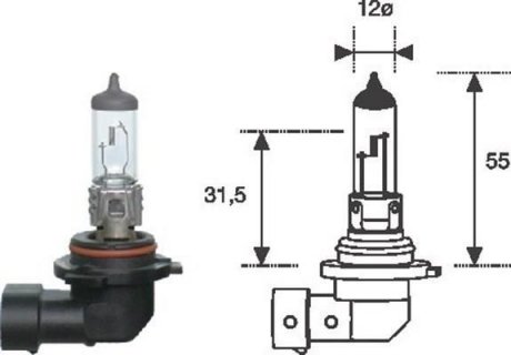 Автолампа MAGNETI MARELLI 002577300000