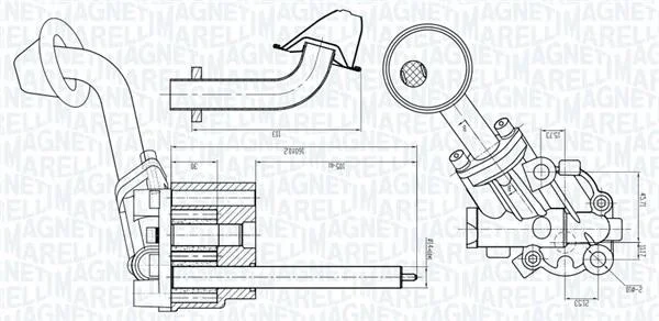 Масляний насос MAGNETI MARELLI 351516000005 (фото 1)