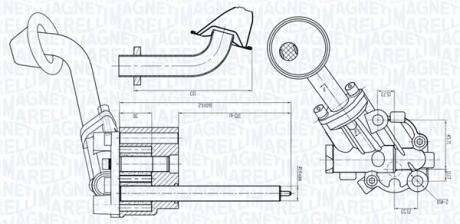 Масляний насос MAGNETI MARELLI 351516000005