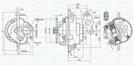 Масляний насос MAGNETI MARELLI 351516000011