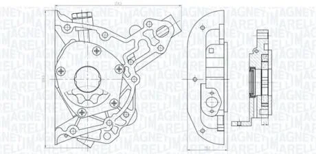 Масляний насос MAGNETI MARELLI 351516000025