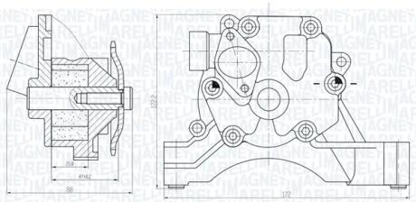 Масляний насос MAGNETI MARELLI 351516000033