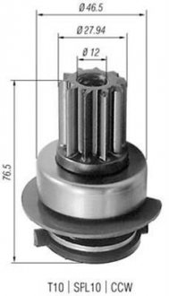 Бендикс стартера MAGNETI MARELLI 940113020223 (фото 1)