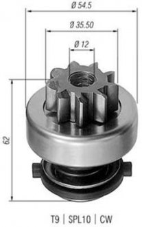 Бендикс стартера MAGNETI MARELLI 940113020282