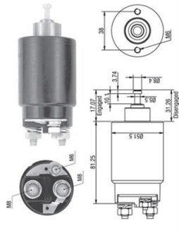 Реле стартера втягуюче MAGNETI MARELLI 940113050264