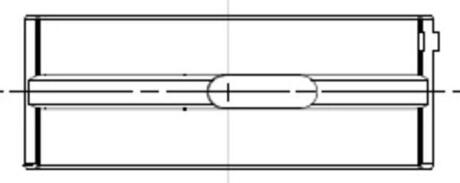 Підшипники ковзання корінні MAHLE / KNECHT 001 HL 21956 050