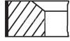 Кiльця поршневi MB 83.25 (2/1.75/2) OM651 (Mahle) MAHLE / KNECHT 001 RS 00111 0N1 (фото 1)