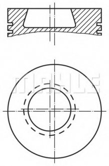 Поршень MAHLE / KNECHT 002 80 00