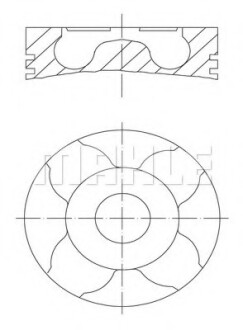 Поршень MAHLE / KNECHT 010 04 00