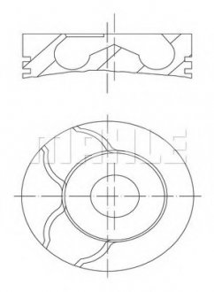 Поршень MAHLE / KNECHT 0101502