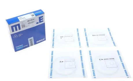 Кільця поршневі (виробн. Mahle) MAHLE / KNECHT 012 02 N0