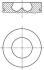 Поршень з кільцями FORD 90.4 TRANSIT 2.4 TDCI 2004- (MAHLE) MAHLE / KNECHT 013 PI 00107 002 (фото 1)