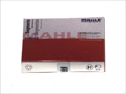 Кільця поршневі (виробн. Mahle) MAHLE / KNECHT 015 03 N0