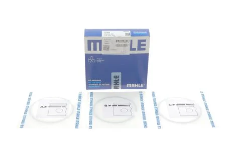 Кiльця поршневi (вир-во Mahle) MAHLE / KNECHT 016 02 N0