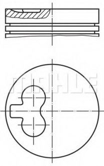 Поршень MAHLE / KNECHT 021 66 02 (фото 1)